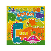 SERVILLETA 4 CARAS x 12 DINO